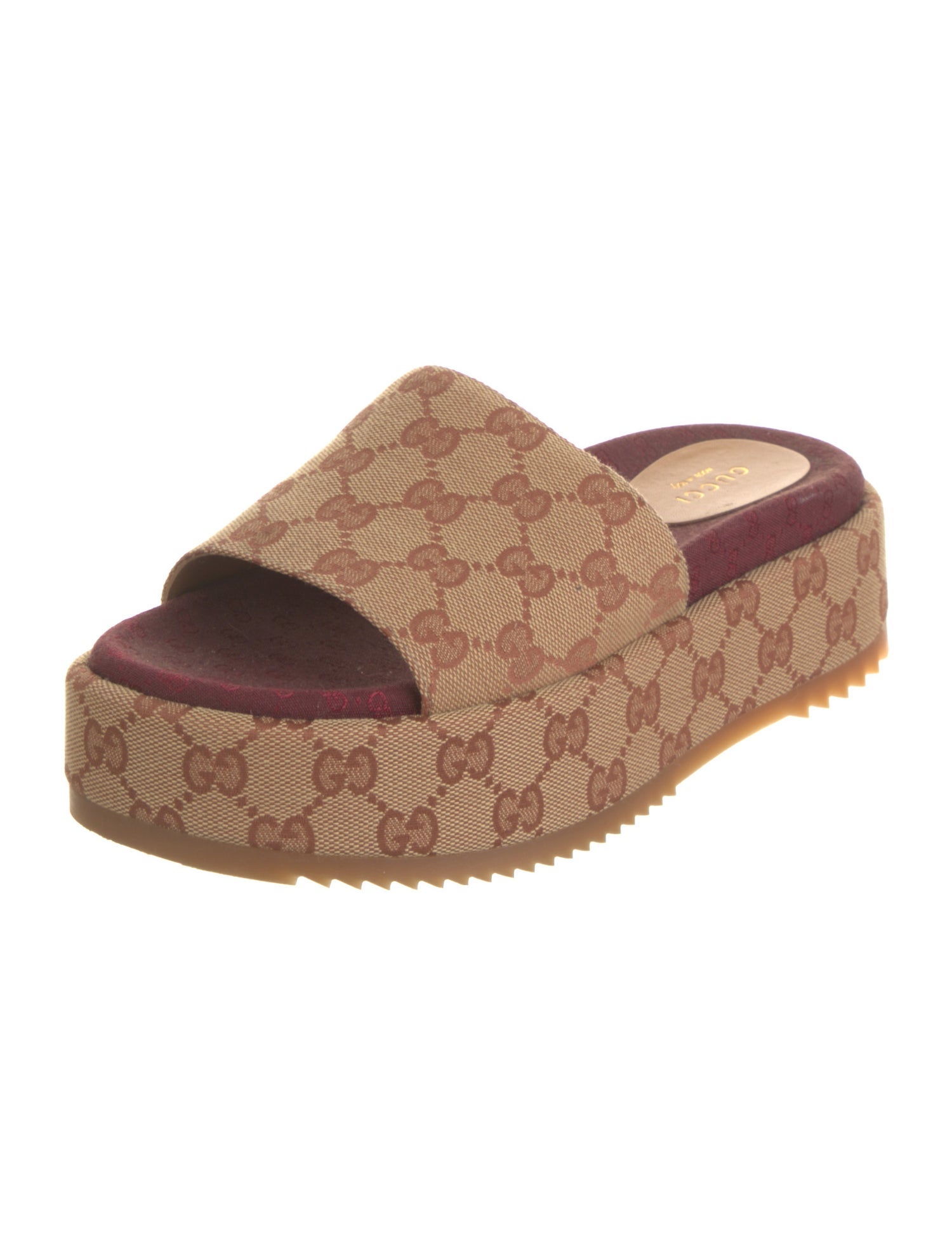 Gucci GG Canvas Canvas Slides