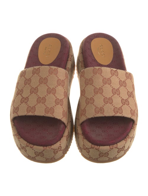 Gucci GG Canvas Canvas Slides