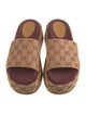 Gucci GG Canvas Canvas Slides