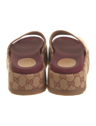 Gucci GG Canvas Canvas Slides