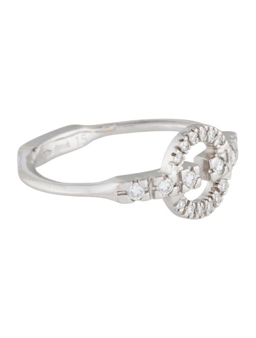 Gucci 18K Diamond Double G Band