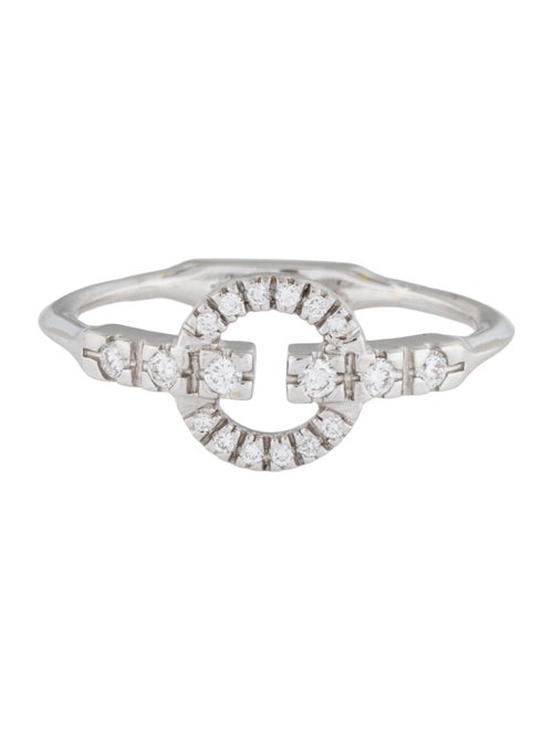 Gucci 18K Diamond Double G Band