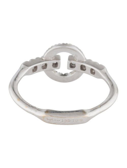 Gucci 18K Diamond Double G Band