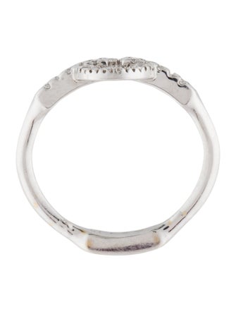 Gucci 18K Diamond Double G Band