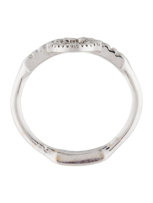 Gucci 18K Diamond Double G Band