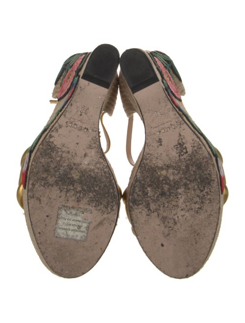 Gucci Leather Printed Espadrilles