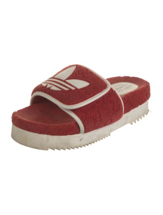 Gucci GG Logo Terry Cloth Slides