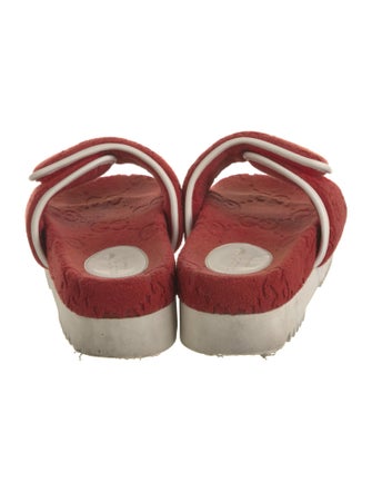 Gucci GG Logo Terry Cloth Slides