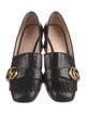 Gucci Double G Logo Leather Pumps