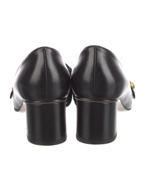 Gucci Double G Logo Leather Pumps