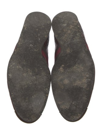 Gucci Web Accent Leather Sneakers