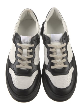 Gucci Interlocking G Logo Leather Sneakers