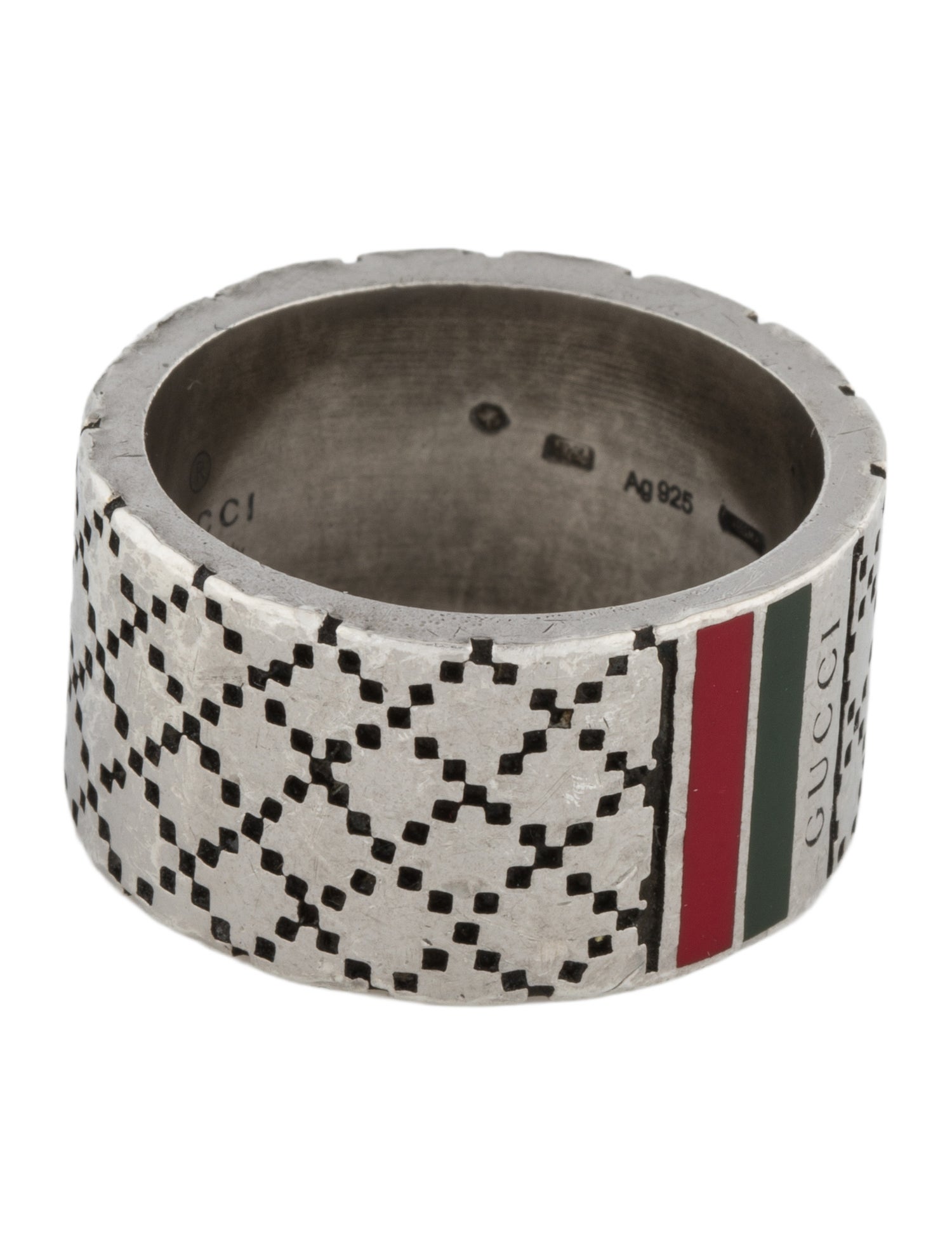 Gucci Enamel Wide Band