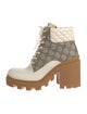 Gucci GG Supreme Combat Boots