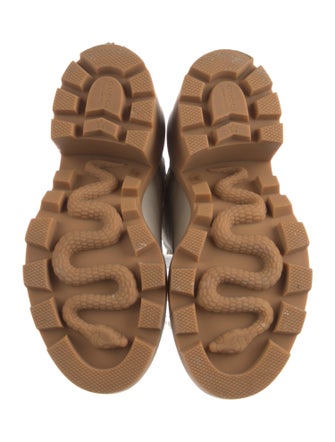 Gucci GG Supreme Combat Boots