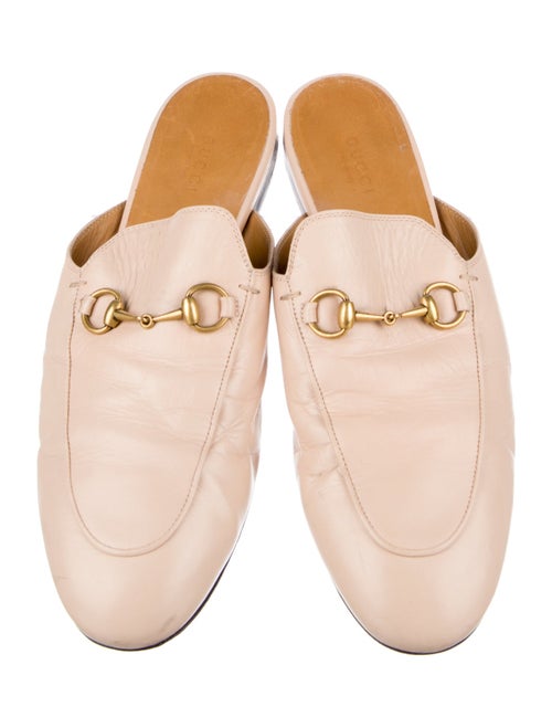 Gucci Horsebit Accent Leather Mules