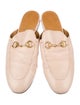 Gucci Horsebit Accent Leather Mules