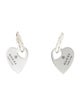 Gucci Trademark Heart Drop Earrings