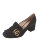 Gucci Double G Logo Suede Pumps