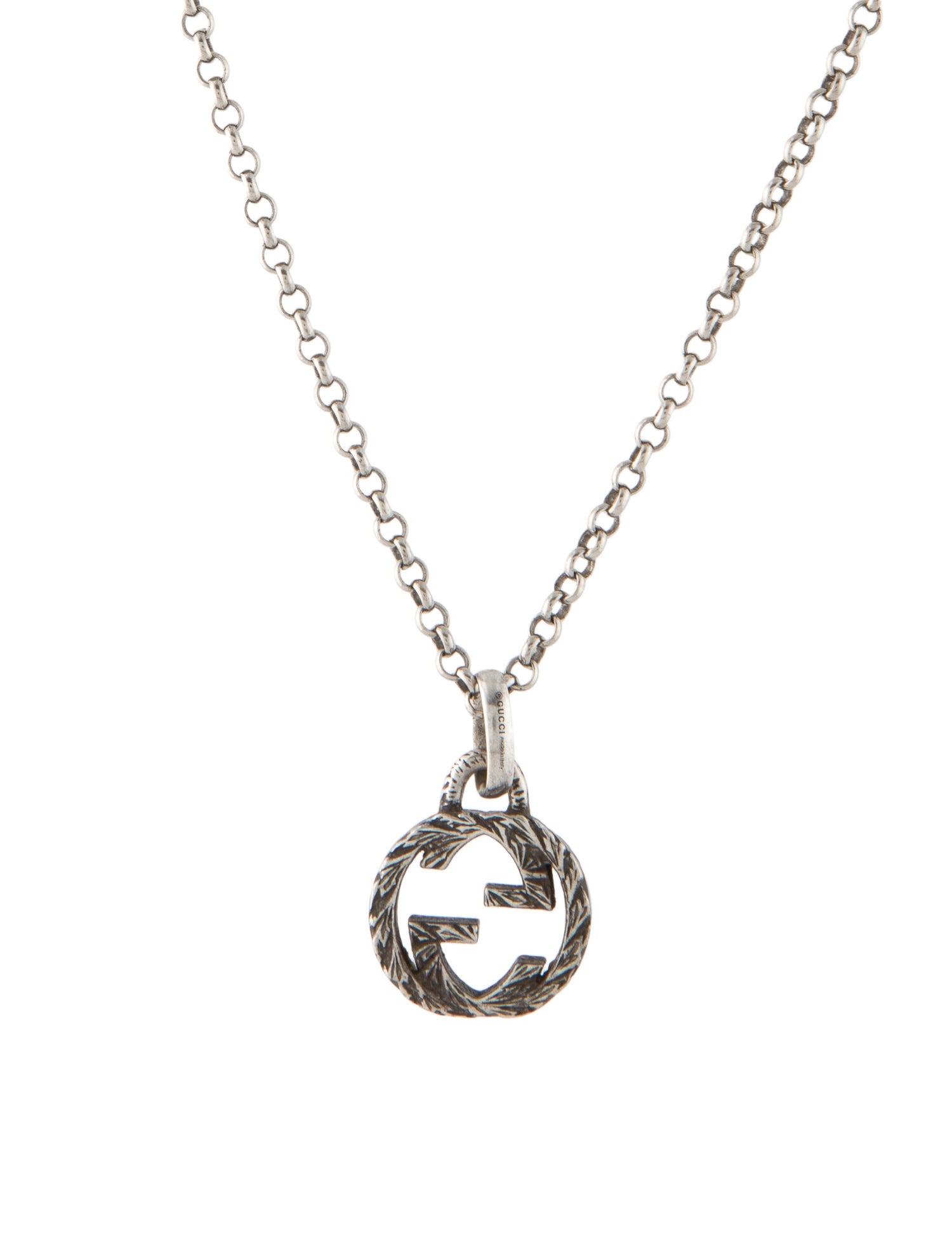 Gucci Interlocking G Pendant Necklace