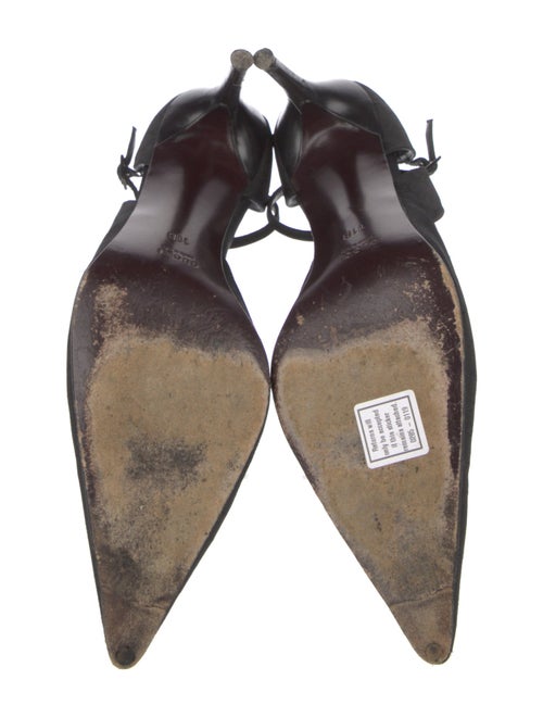 Gucci Canvas D'Orsay Pumps