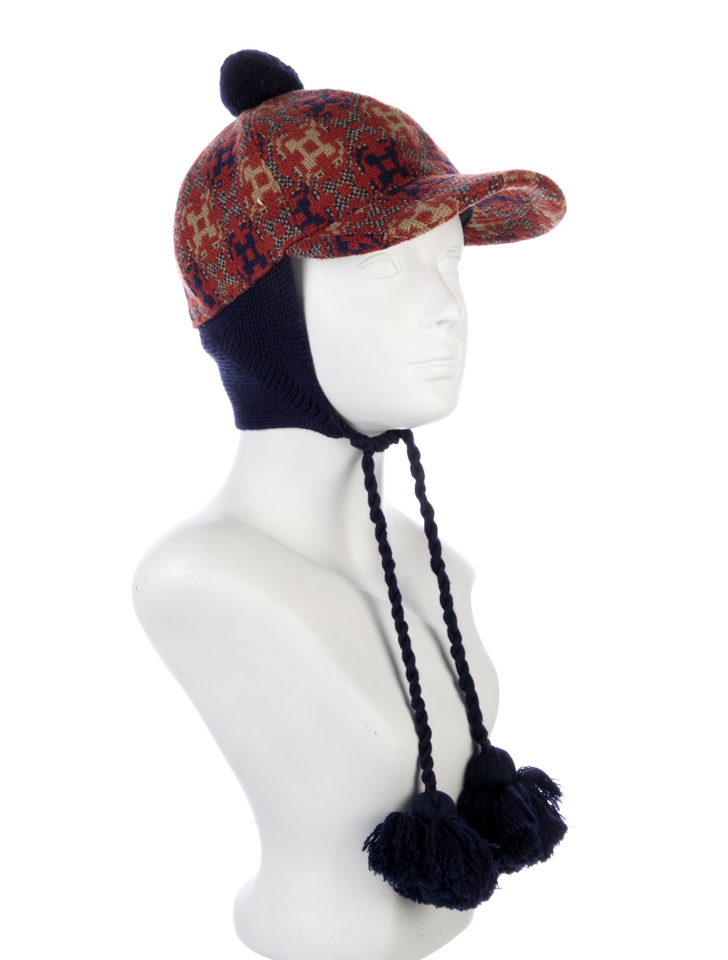 Gucci Wool Tassel Baseball Hat