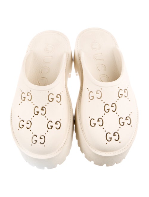 Gucci GG Logo Rubber Mules
