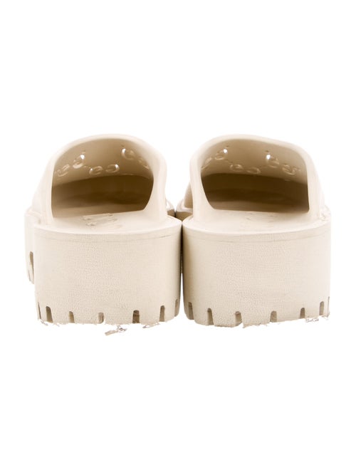 Gucci GG Logo Rubber Mules