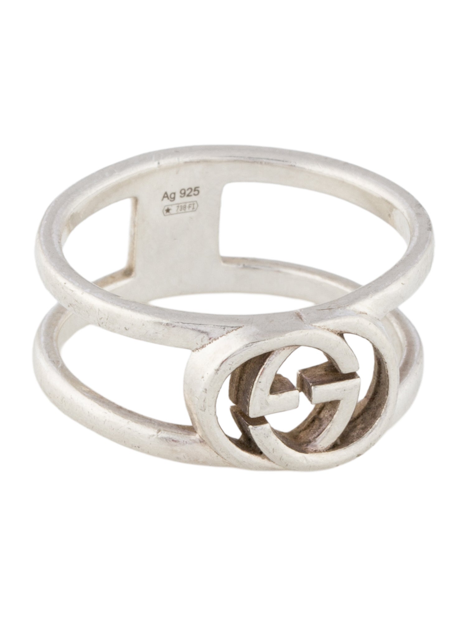 Gucci Interlocking G Openwork Ring