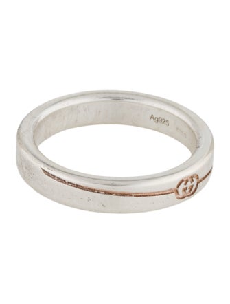 Gucci Diagonal Interlocking G Thin Band