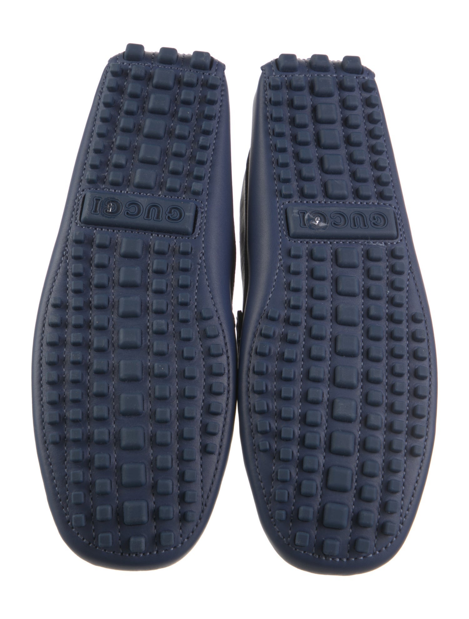 Gucci Interlocking CC Logo Leather Drivers