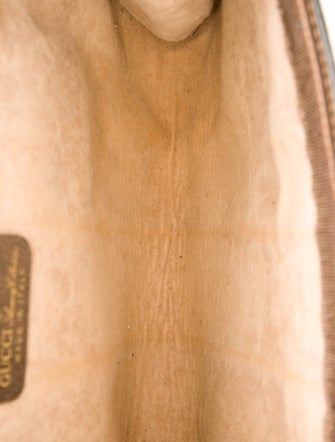 Gucci Brown patterned cosmetic bag