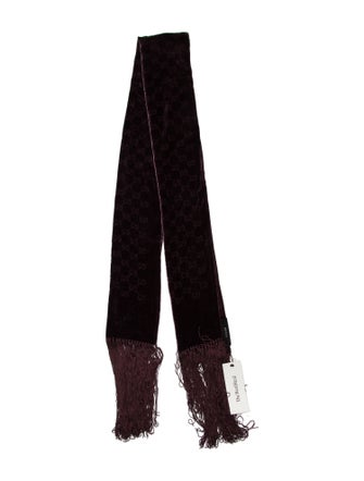 Gucci Silk GG Logo Scarf