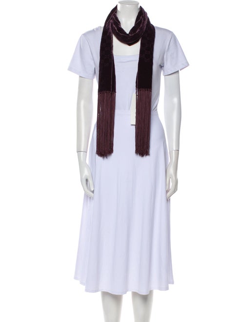 Gucci Silk GG Logo Scarf