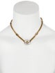 Gucci Crystal Double G Choker Necklace