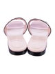 Gucci Interlocking G Logo Leather Slides