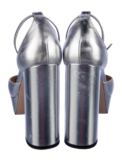 Gucci Double G Logo Leather D'Orsay Pumps