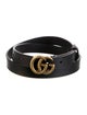 Gucci Double G Logo Skinny Belt