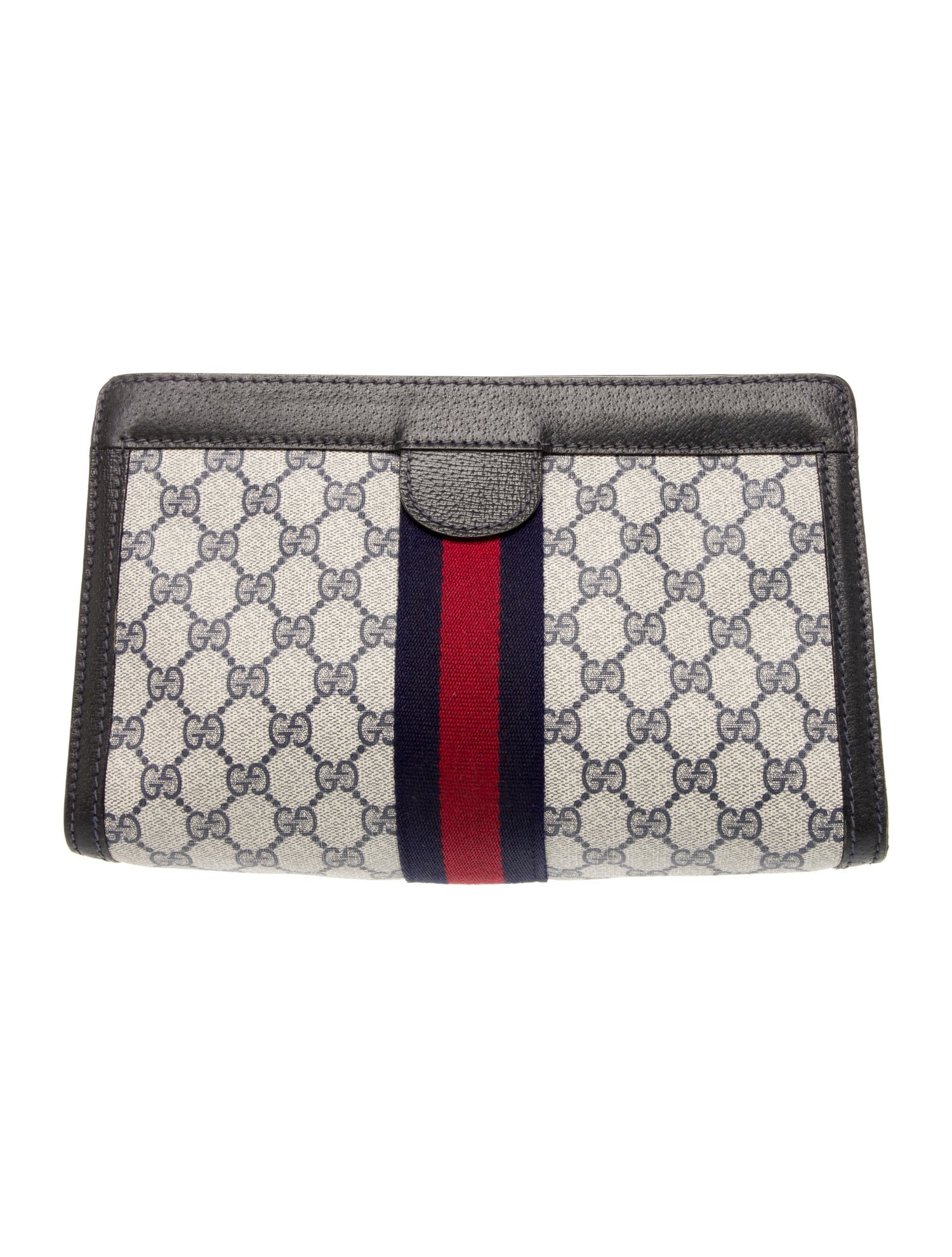 Gucci Blue patterned cosmetic bag