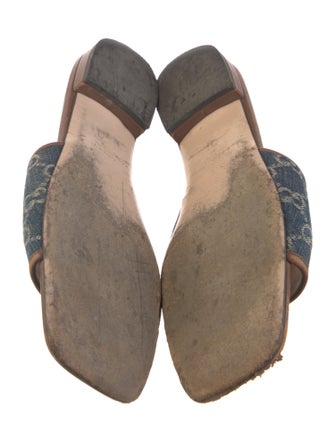 Gucci GG Denim Denim Slides