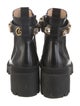 Gucci Double G Logo Leather Chelsea Boots