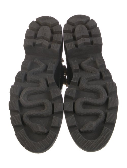 Gucci Double G Logo Leather Chelsea Boots