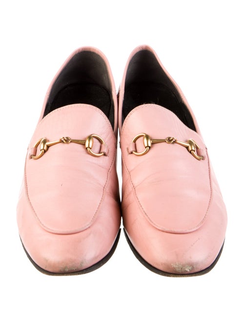 Gucci Horsebit Accent Leather Loafers