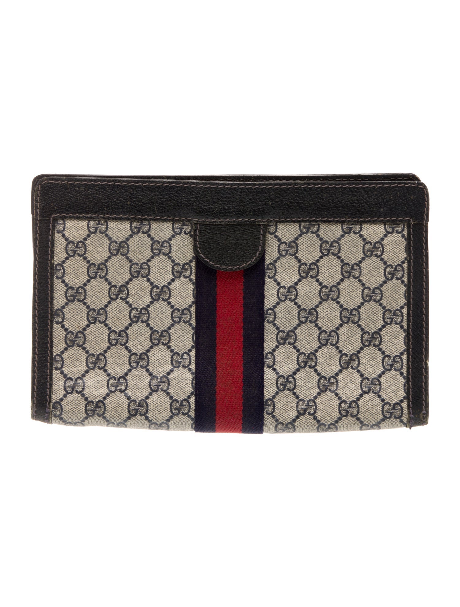 Gucci Blue patterned cosmetic bag