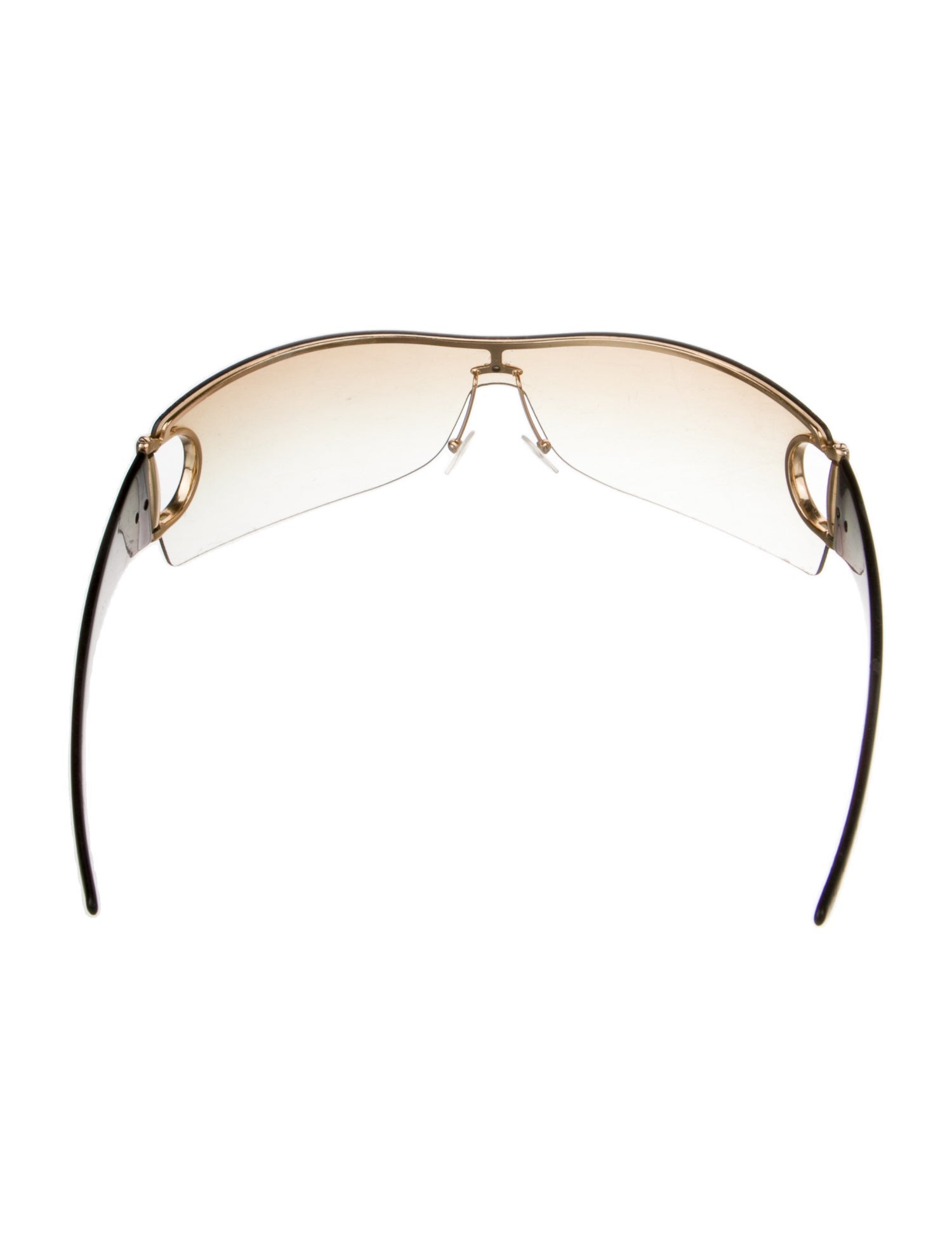 Gucci Hasler Horsebit Accent Shield Sunglasses