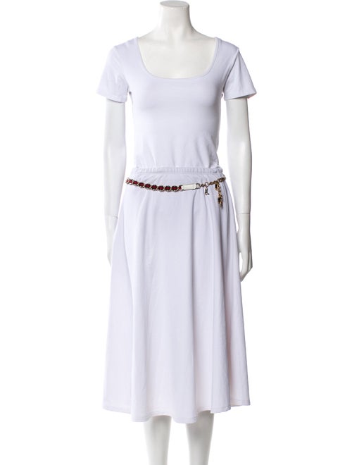 Gucci Skinny Metal Chain-Link Belt