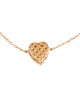 Gucci 18K Diamantissima Heart Charm Bracelet