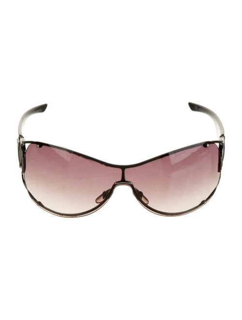 Gucci Hasler Horsebit Accent Shield Sunglasses