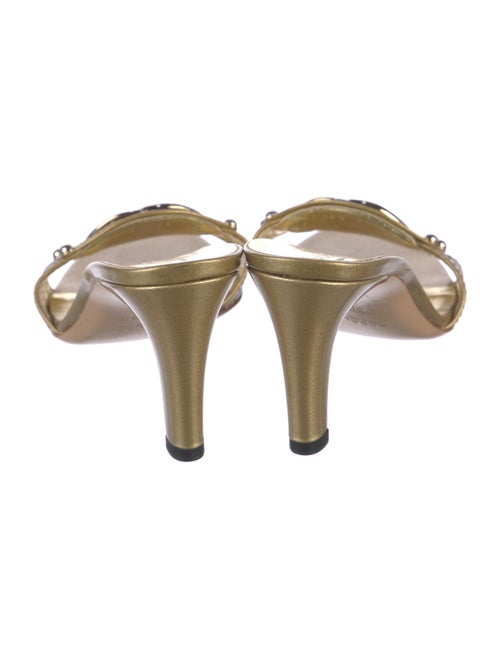 Gucci Interlocking G Logo Patent Leather Slides