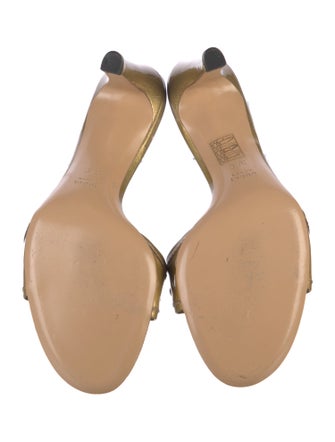 Gucci Interlocking G Logo Patent Leather Slides